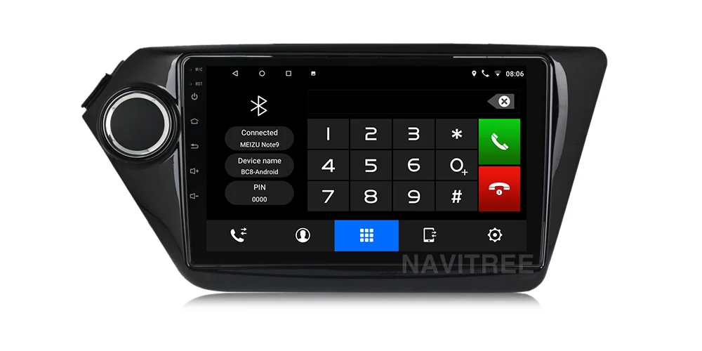 " Android 9,0 1+ 16G Автомагнитола для KIA RIO K2 2010- и- Мультимедиа gps навигация wifi bluetooth FM
