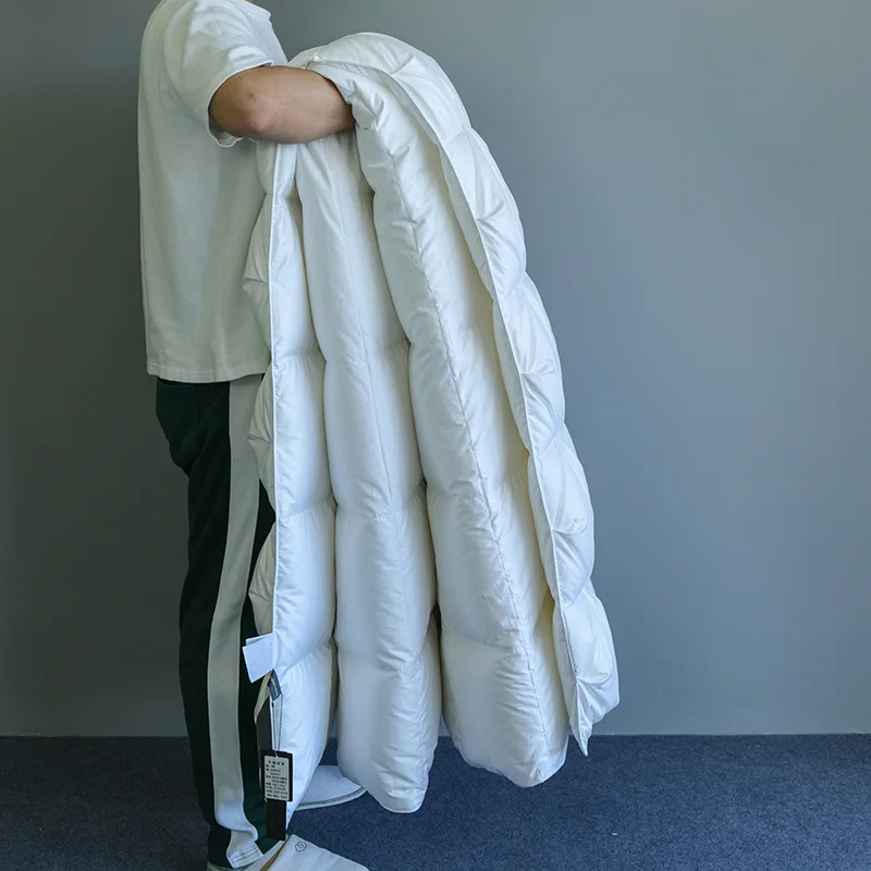 SongKAum роскошное скрученное пуховое одеяло 95 белое бархатное зимнее одеяло утолщенное теплое пуховое одеяло King/постельные принадлежности