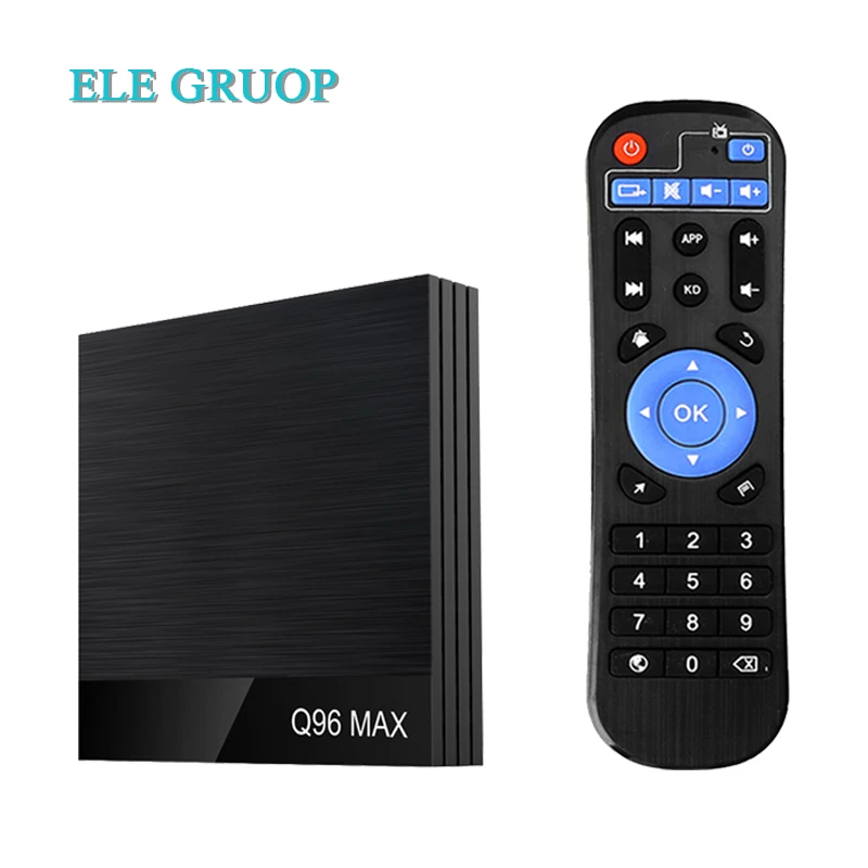 20 шт./лот DHL бесплатно(10 шт.) Q96 Max Android 9,0 Smart tv Box 4 ГБ 32 ГБ и(10 шт.) I8 Клавиатура