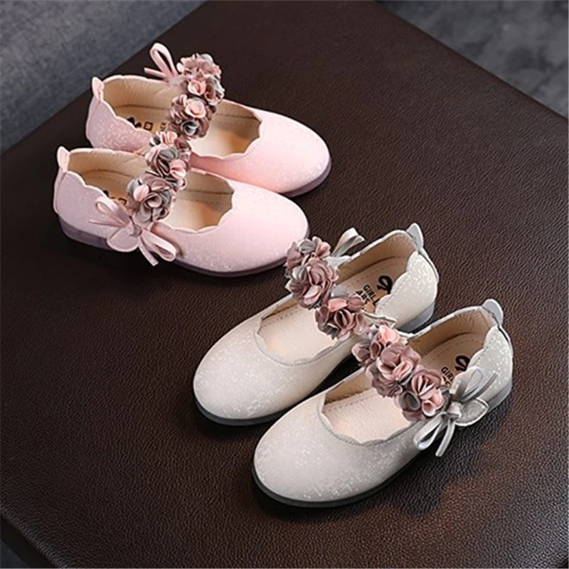 Zapatos de charol para niñas, zapatillas de moda con flores para vestido de primavera, 1, 2, 3, 4, 5 y 6 años, 2021|Zapatos de cuero| - AliExpress
