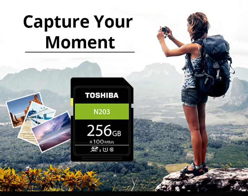 TOSHIBA 32 GB SD карта 64 GB карта памяти U1 Class10 UHS-I SDHC SDXC 256 GB карта памяти 128 ГБ full HD для цифровых Камера/SLR 100 МБ/с