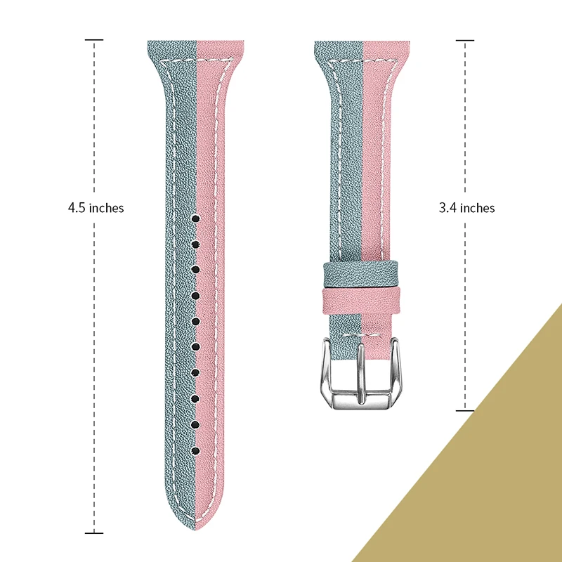 Для Fitbit Versa 2/Lite/Blaze Бизнес Стиль из искусственной кожи холст ремни Регулируемая длина Смарт часы Идеальная замена ремешок