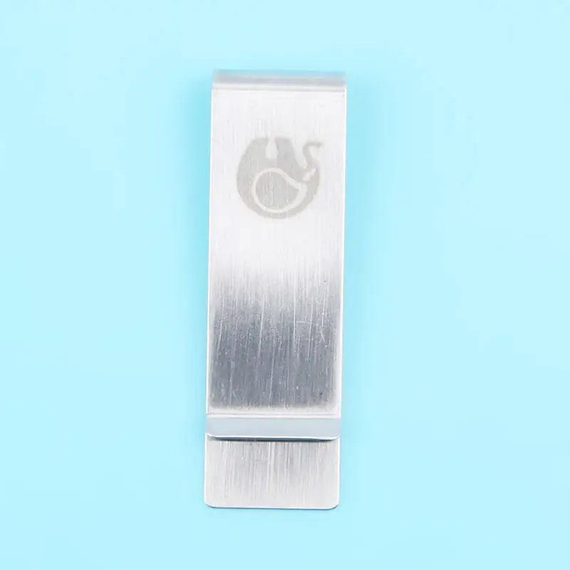 Sliver LKEEP мужской кошелек с зажимом для денег, металлические кошельки, мужской тонкий клатч, мужской мини удобный кошелек со стальным зажимом - Цвет: Sliver