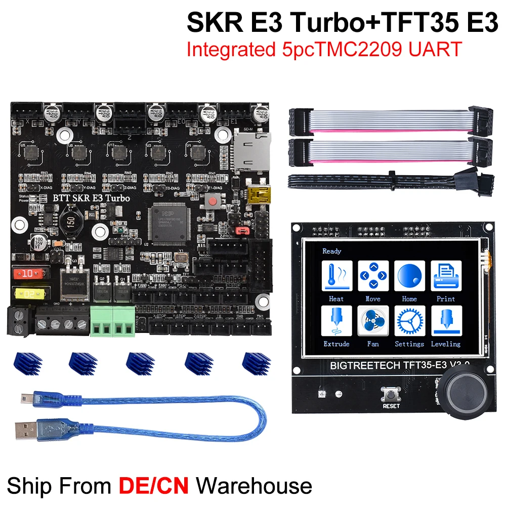 Bigtreetech Skr E3 Turbo+tft35 E3 V3.0 Touch Screen Btt Motherboard