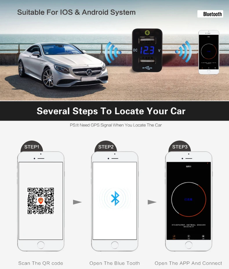 Автомобильный gps трекер автомобильное зарядное устройство для toyota corolla 12 В 24