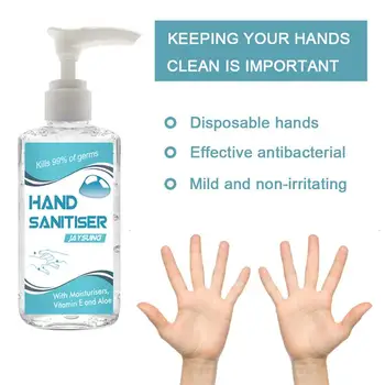 

60ml Anti Bacterial Hand Sanitizer Disinfection No-Wash Hand Wash Gel Quick Dry Handgel Alcohol Free Kids Adult Home Phone