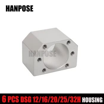 

6pcs ball nut housing for DSG16H ball screw SFU1605 SFU1204 SFU2005 CNC for 3d DSG12/16/20