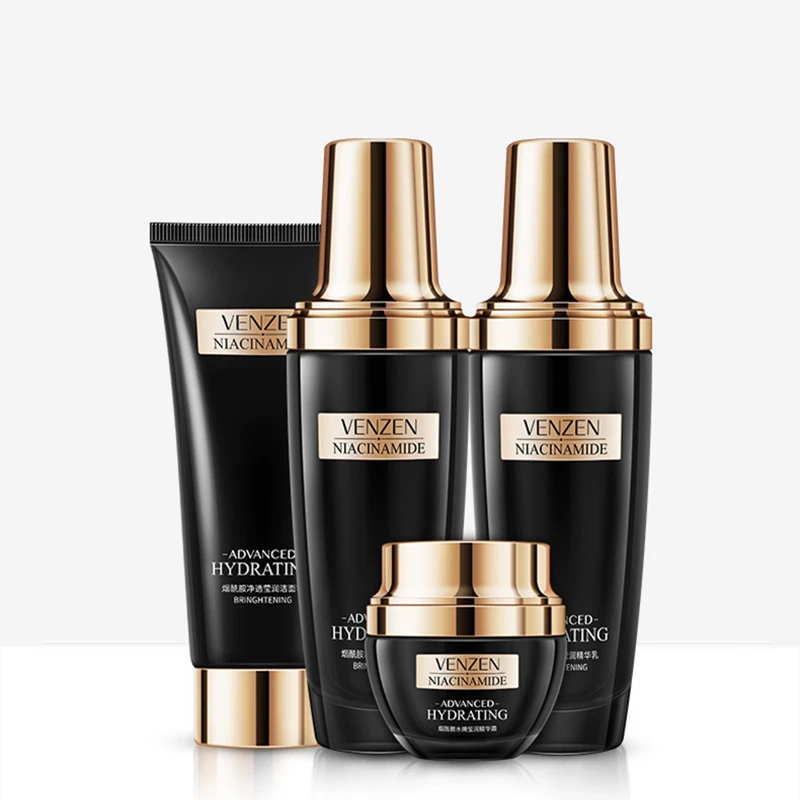 New Man Face Care Makeup Set Fashion Men Cosmetics Kit Anti-wrinkle Concealer Oil-control Toner Moisturizer Cleanser Cream | Красота и