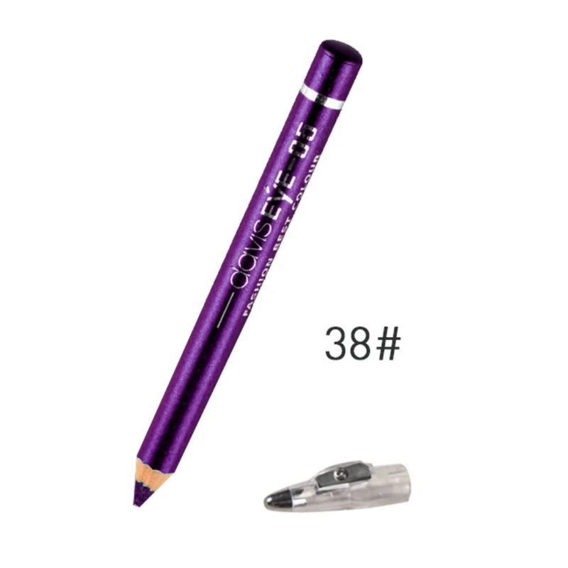 38 New Arrival Easy To Color Eyebrow Pencil Face Maquiagem Eye Makeup Smudge-proof Colorfast Lip Eye Brow Pencil With Sharpener - Цвет: 38