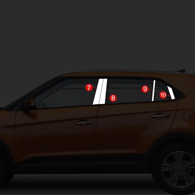 Автомобильные оконные внешние авто модифицированные декоративные молдинги