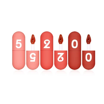 

3pcs Capsule Style Mini Velvet Matte Lipstick Lip Set Waterproof Long Lasting Stick Women Lip Stick Beauty Cosmetics Set