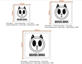 

2000 pcs customized PVC labels garment labels clothes tag eco-friendly plastic private name label for bags PVC sewing paches tag