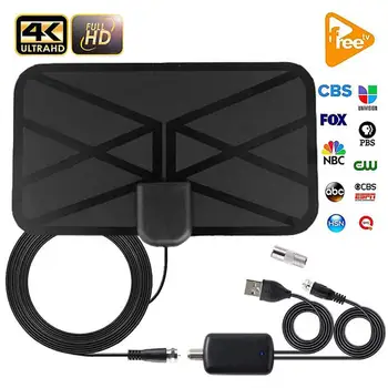 

4K Digital HDTV Antenna 1280 Miles Range Amplifier Booster Aerial DVB-T2 Signal Receiver TV Antenna Signal Indoor Home
