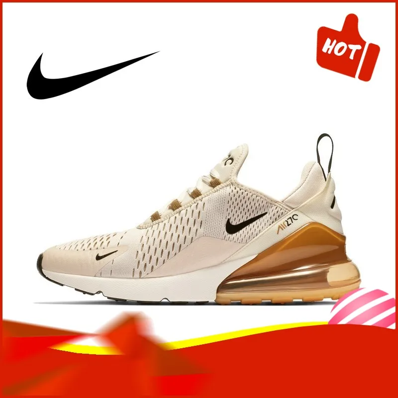 Цена Аутентичная Оригинальная продукция Nike AIR MAX 270 мужские кроссовки тренд модные уличные спортивные классические дышащие 2019 новые AH8050 108