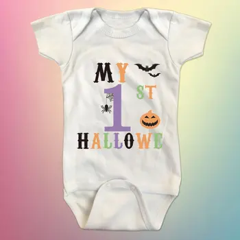 

Summer Baby Boys Girls Short Sleeve Romper Hallo We Letter Printed Bodysuit O-Neck Infant Jumpsuit Unisex Clothing