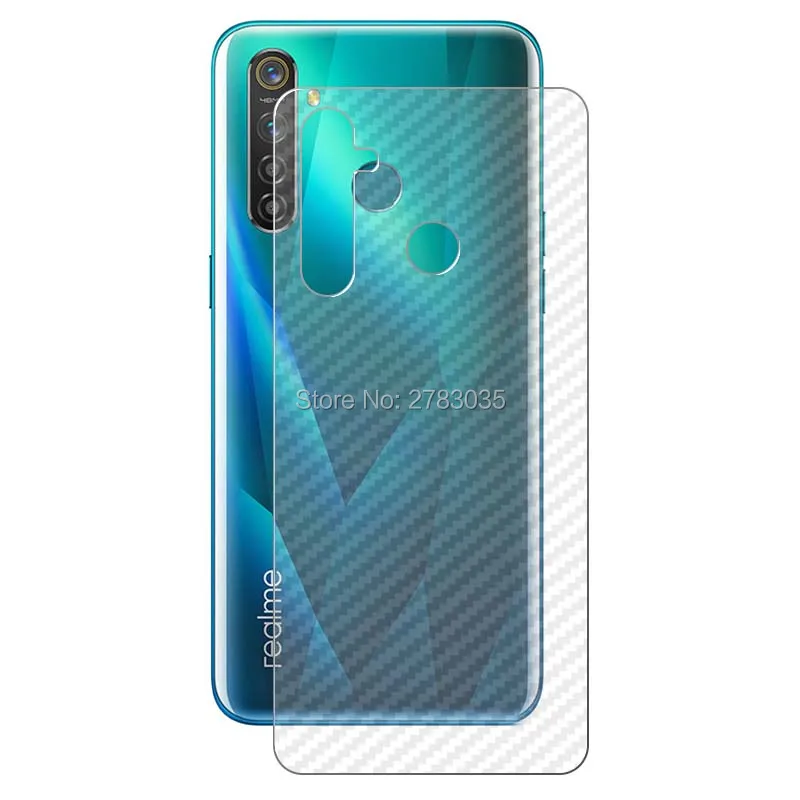 Для OPPO Realme 5 Pro/Q 6," Новая прочная 3D защитная пленка из углеродного волокна с защитой от отпечатков пальцев(не закаленное стекло