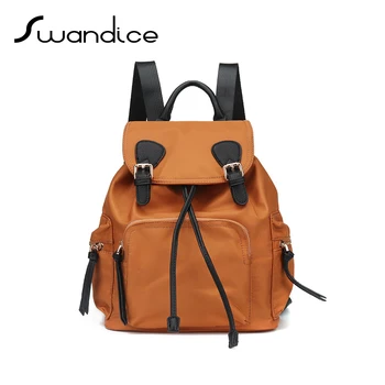 

Waterproof Oxford Fabric Drawstring Backpacks Knapsacks Satchel Students School Bags Travel Large Light Weight Women Female Girl
