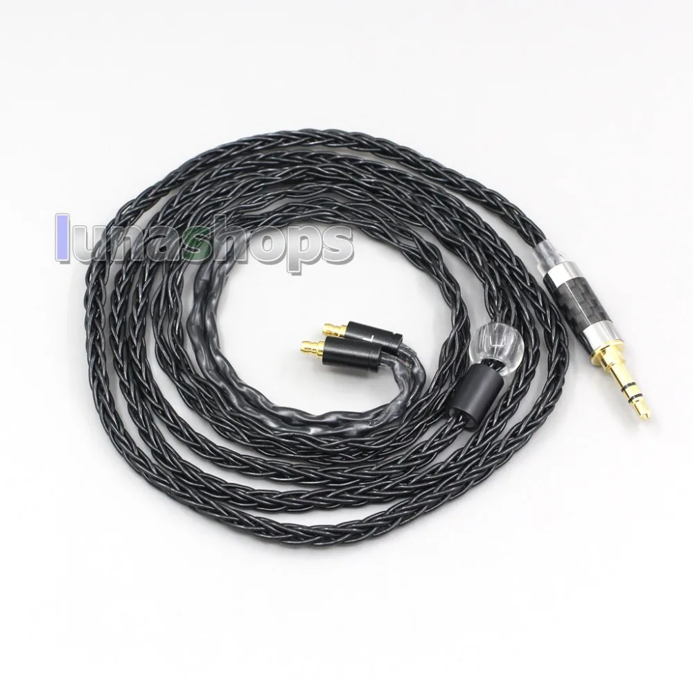 LN006460 2,5 мм 3,5 мм XLR сбалансированный 8 ядерный OCC Серебряный смешанный кабель для Sennheiser IE400 IE500 Pro