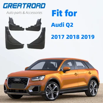 

4 PCS Front Rear Car Mudflaps for Audi Q2 2017 2018 2019 Fender Mud Flap Guard Splash Flaps Mudguards Accessories