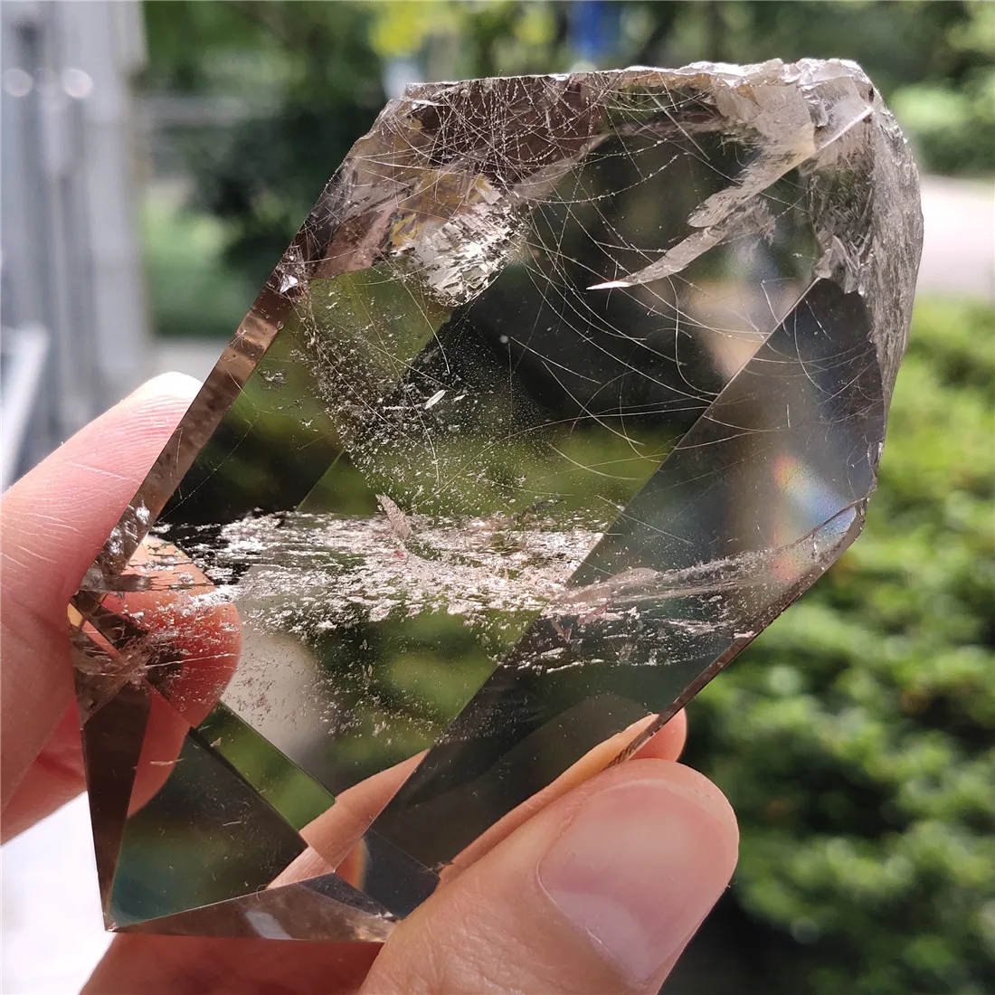 Кристал-фантом W Rutile камень остров Камни Кристаллы Wicca Cristal Pierre Naturelle et Cristaux Природный исцеляющий Декор кварц