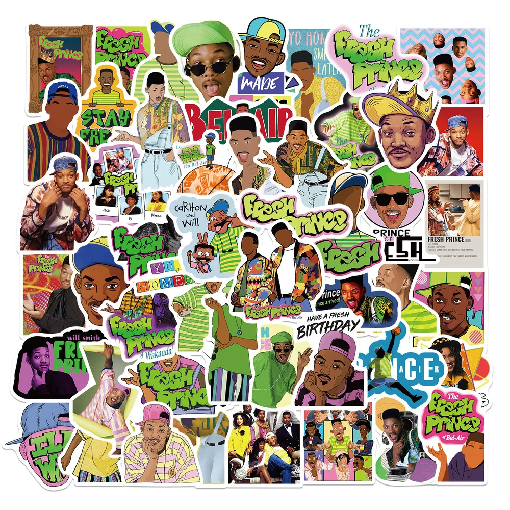 Наклейки для ТВ-сериала The Fresh Prince of Bel-Air Comedy мотоциклов мебели детских игрушек