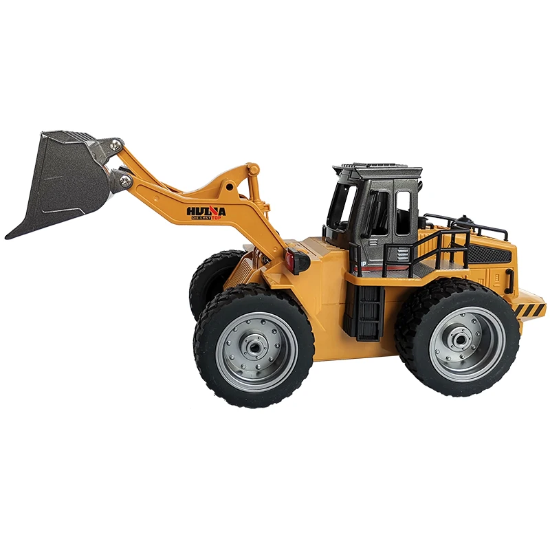 Huina 1532 Rc Truck Tractor 1:18 6Ch Alloy Shovel Remote Control Truck Engineering Bulldozer Model Toy Toys for Boys Kids Gift 4