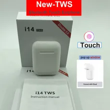 Tws Pop Up Bluetooth Kulaklık Kablosuz Dokunmatik Kontrol Kulakiçi Kulaklık ile Şarj Kutusu Pk I20 I10 I30 I60 I200 Tws(China)