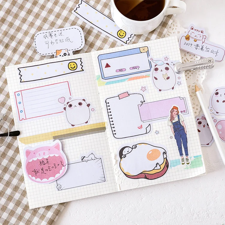 

45PCS/LOT My Memo Pack Creative Portable Paper Notes Retro Fashion Stationery