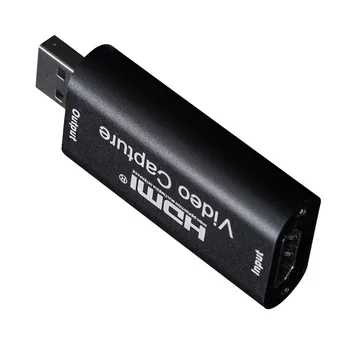 

USB 2.0 Capture Card Real-time Gaming Video Grabber Device Audio Video Record Converter