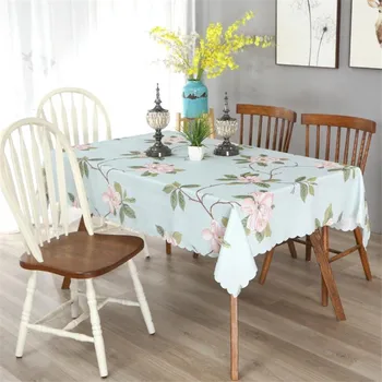 

Waterproof and Oilproof Tablecloths Home Kitchen Dining Table Rectangular Fabric Tablecloth Desktop Decoration