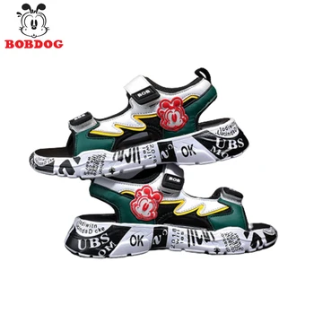 

Bobdog boys cartoon sandals summer children's soft-soled non-slip fashion children's casual shoes