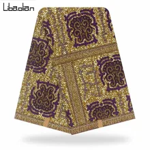 Настоящий голландский воск ткань новая хлопок Анкара ткань Африканский принт ткань для свадебного платья ткань африканская ткань F911-20