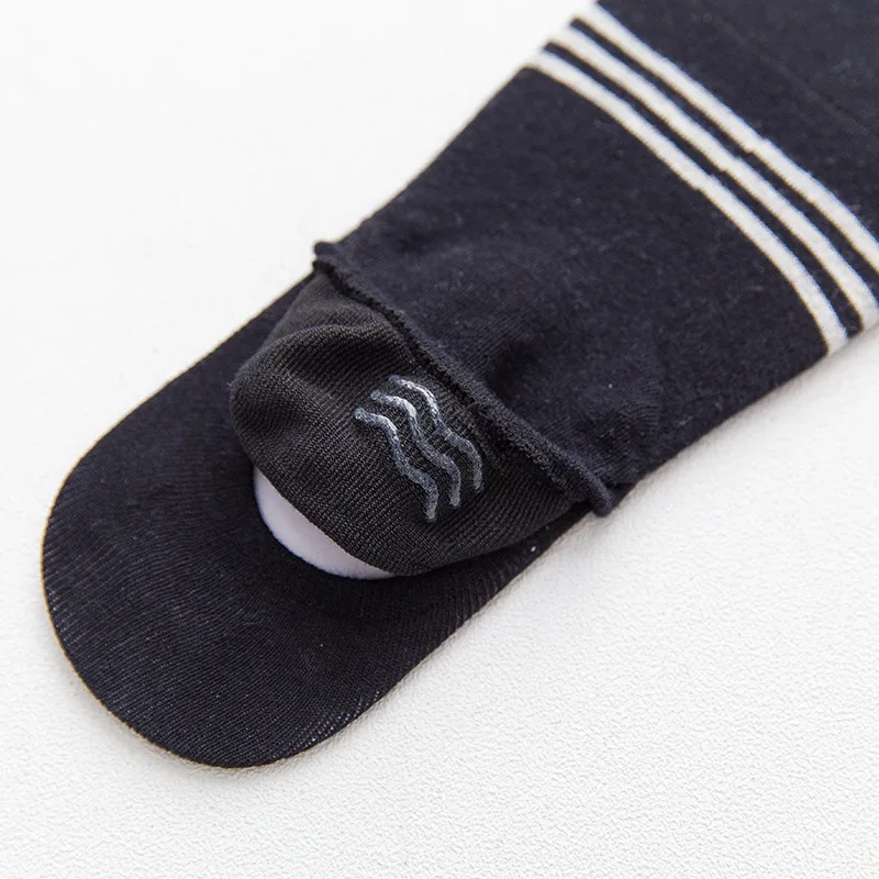 5 Pairs Spring Summer Boat Socks Men Fashion Casual Leakage Ankle Silicone Antiskid High Quality Cotton Wholesale