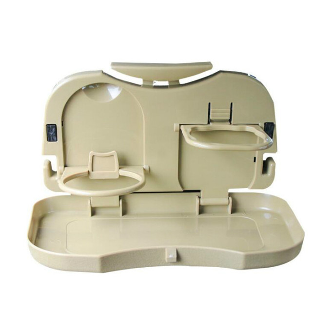 Folding Universal Car Bracket for Food Tray Drink Holder Auto Back Rear Seat Table Tray Phone Holder Car Storage Box