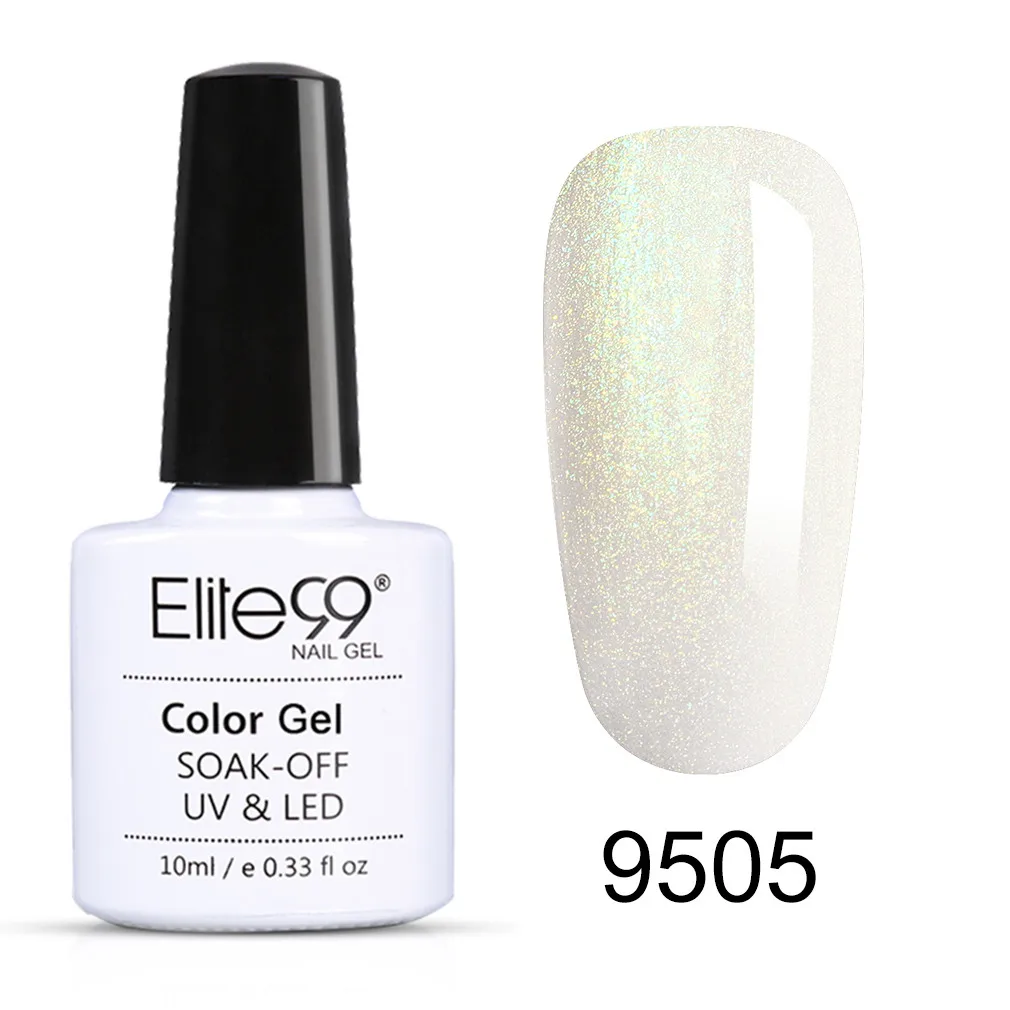 Elite99 10ml Shell Mermaid UV Gel Varnish Semi Permanent Pearl Hybrid Gel Nail Polish Soak Off Nail Art Gel Polish Manicure - Цвет: 9505