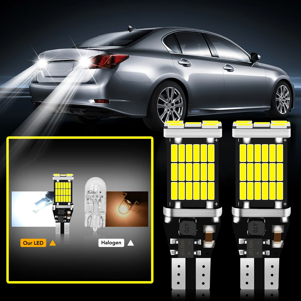 2PCS T15 W16W Canbus LED Bulbs Car Reversing Light for Mercedes Benz W211 W203 W204 W124 AMG W202 W212 W220 W205 W176 | Автомобильные