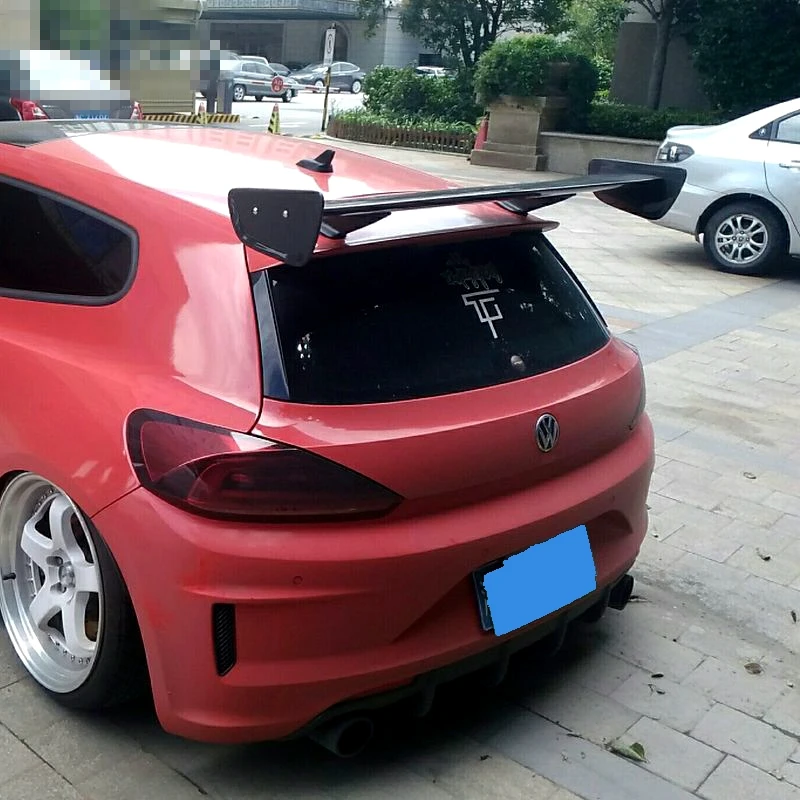 Высококачественный задний спойлер из углеродного волокна на крышу для Volkswagen Scirocco 2010