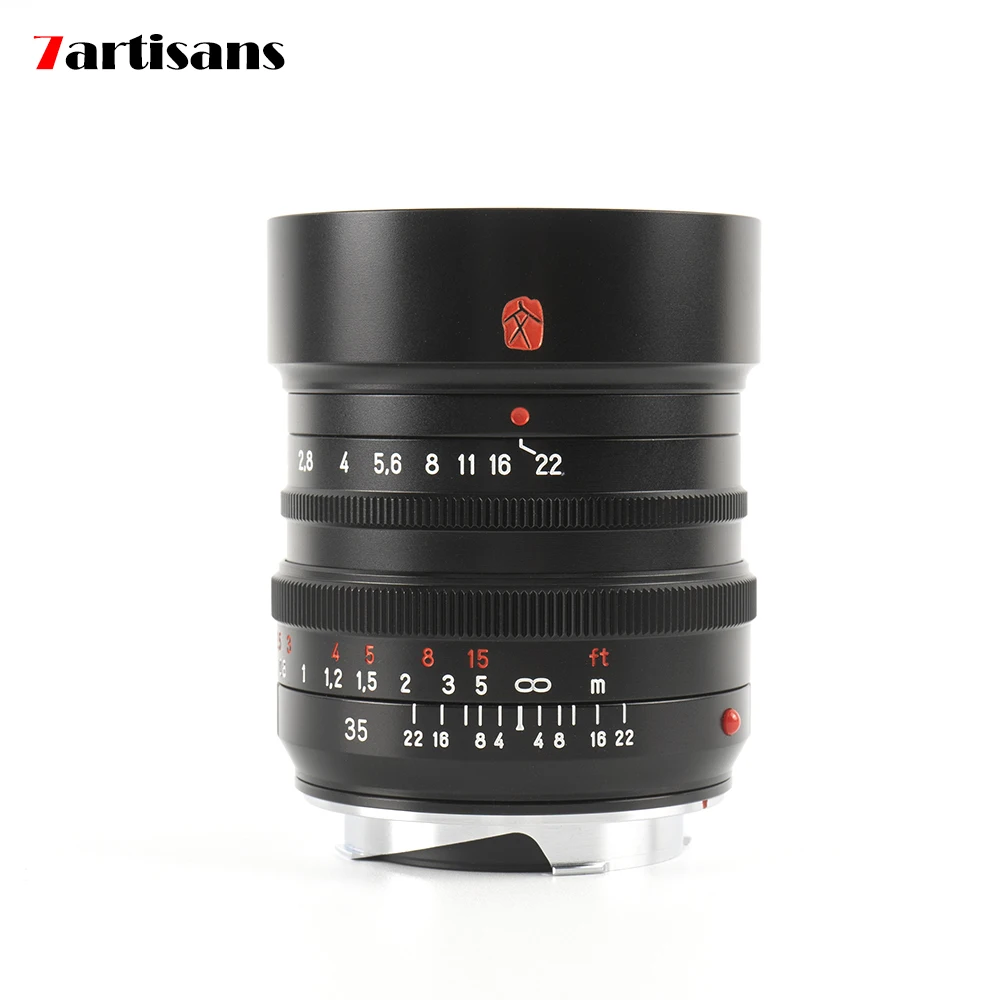US $429.00 7Artisans M35mm F14 Full Frame MMount Lens For Leica M2 M3M4SL TL TL2CL For Fujifilm GFX Mirrorless Cameras