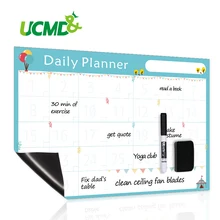 Сухая салфетка магнитная доска на холодильник магниты на холодильник ежедневно еженедельно ежемесячно для планирования расписания программы путешествия список дел с ручкой