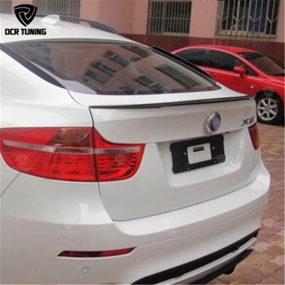 Carbon Fiber Spoiler Rear Trunk Wing Performance For BMW X6 E71 Spoiler For X6 2008 2009 2010 2011 2012 2013