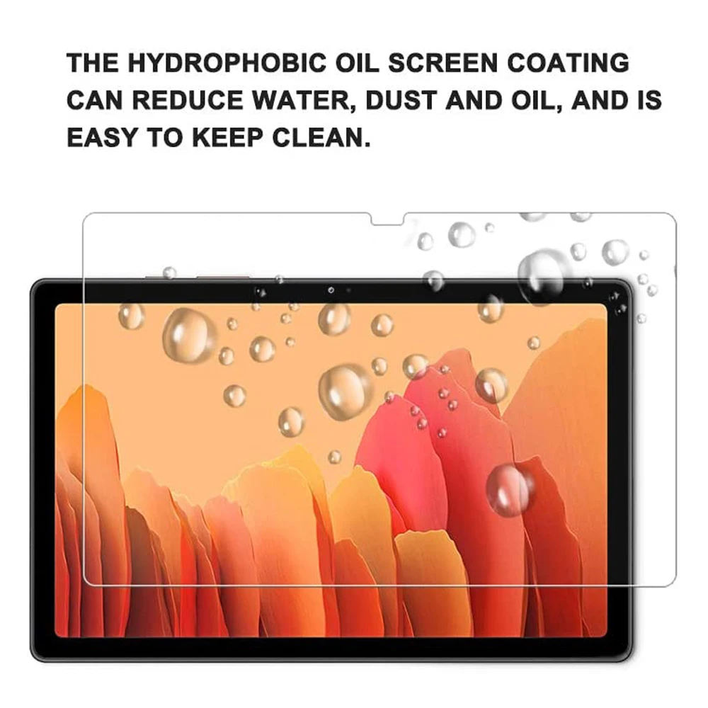 samsung tablet stand 9H Tempered Glass For Samsung Galaxy Tab A7 10.4 Inch 2020 Tablet Screen Protector SM-T500 T505 T507 Bubble Free Protective Film tablet keyboards