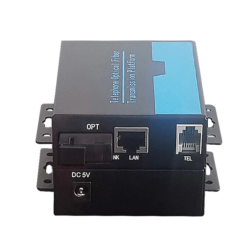 Telephone To Fiber Optic Converter Pcm Voice Over Fiber Optic Media