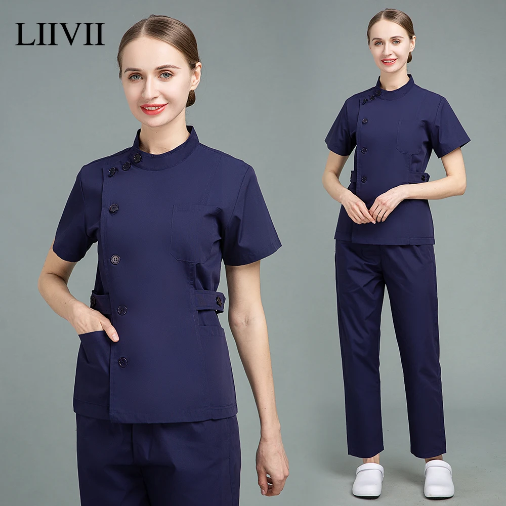 Scrub a maniche corte abito uniforme set da lavoro per
