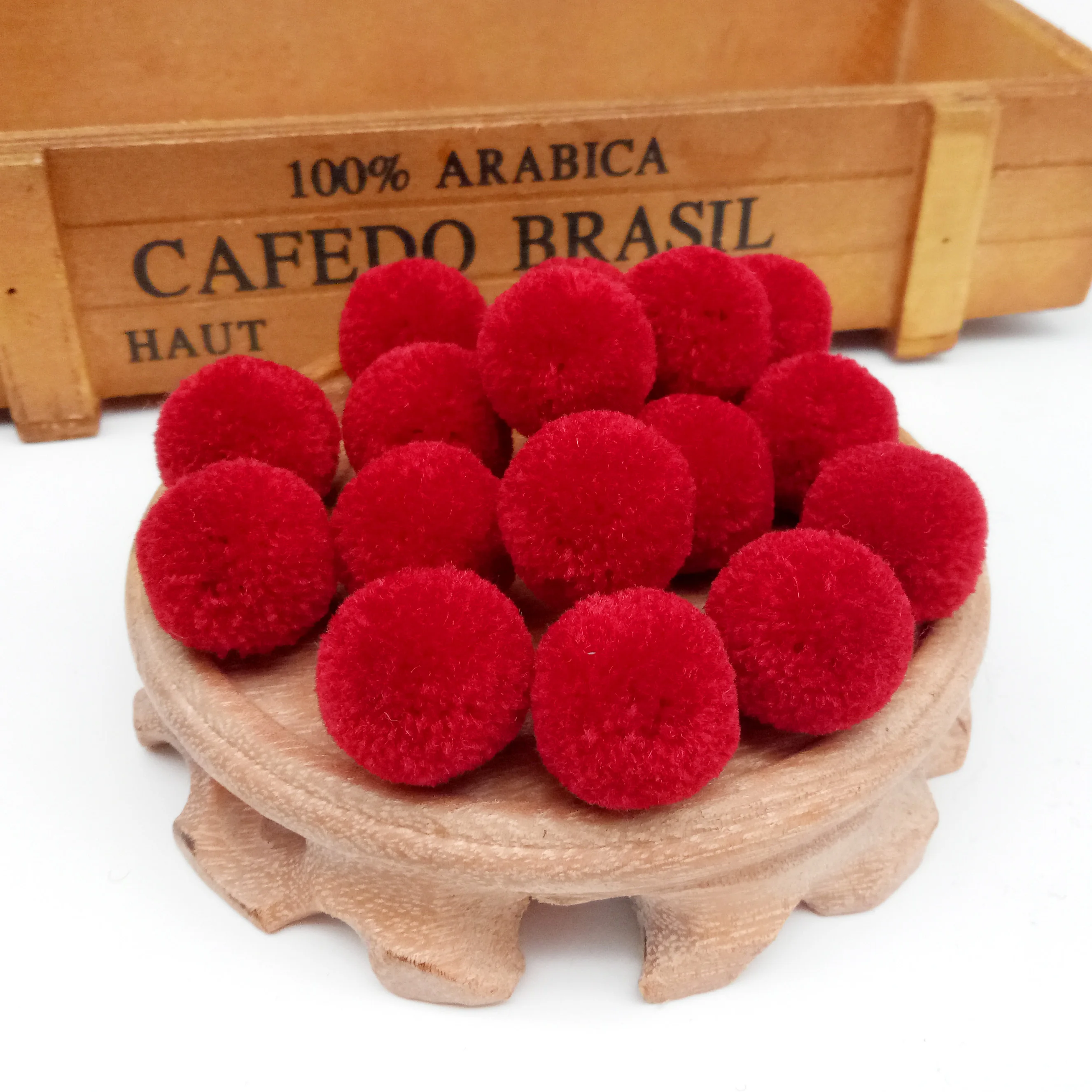 20mm Fluffy Pom Poms Jewelry Findings Solid Pompoms Ball DIY Handmade Kids Toys Wedding Decor DIY Sewing Craft Supplies Jewelry