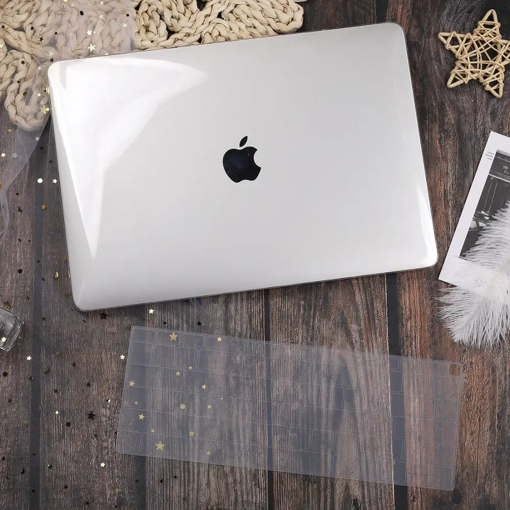 Crystal clear Кристально прозрачный жесткий защитный чехол для нового Macbook Pro 16 дюймов A2141 с сенсорной панелью/touch ID+ чехол для клавиатуры - Цвет: Crystal clear