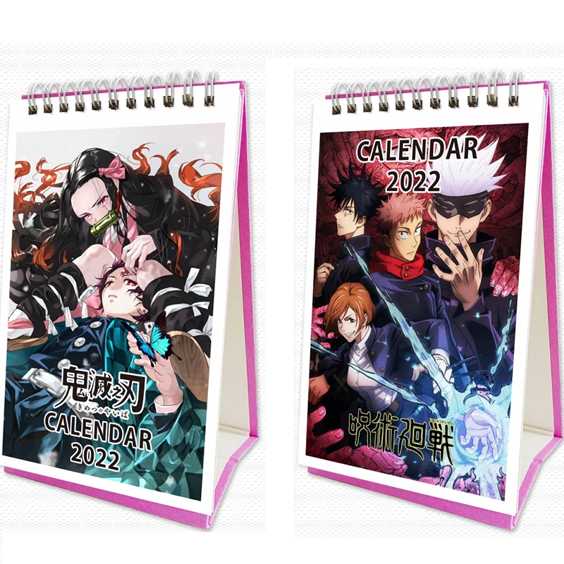 2022 Desktop Calendar Anime Demon Slayer Jujutsu Kaisen Tokyo Revengers  Daily Scheduler Table Planner Yearly Agenda Organizer