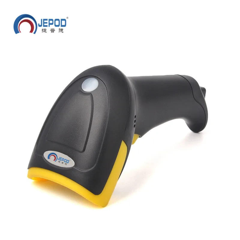 JEPOD JP-K1 проводной 1D 2D QR сканер штрих-кодов ручной PDF417 считыватель кодов Plug and play с USB кабелем POS системы супермаркет - Цвет: JP-K1 1D 2D scanner