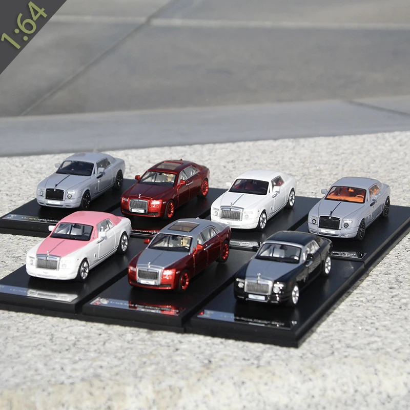 Коллекция 1/64 года модель машины Rolls Royce Phantom Gusteau Ghost модели автомобилей из сплава