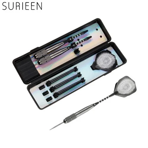 SURIEEN 3 Pcs Of Box Hard Needle Tip Copper Plated Tungsten Darts 26g Professional Dart With Metal Shafts And Nice Flights | Спорт и