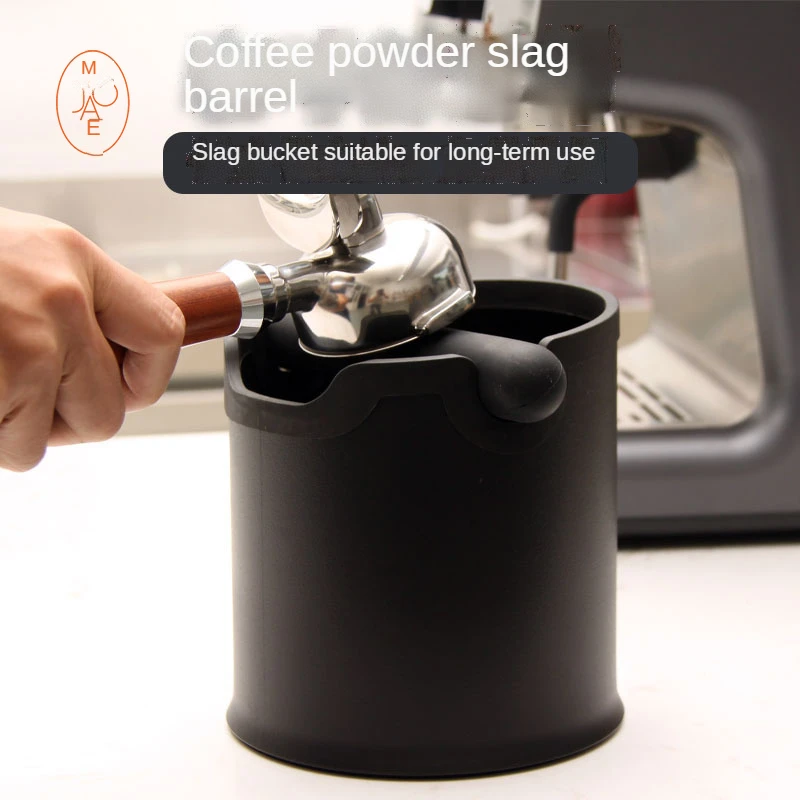 

Caja para moler café y Espresso, contenedor para moler café, barril antideslizante, pequeño para polvo, barril para café molido